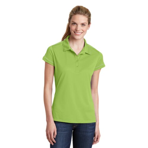 Ladies Contrast Stitch Micropique Sport Wick® Polo Thumbnail