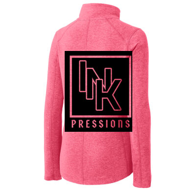 Womens Full Zip Jacket / Black Print Thumbnail