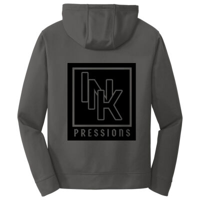 Mens Performance Hoodie / Black Print Thumbnail