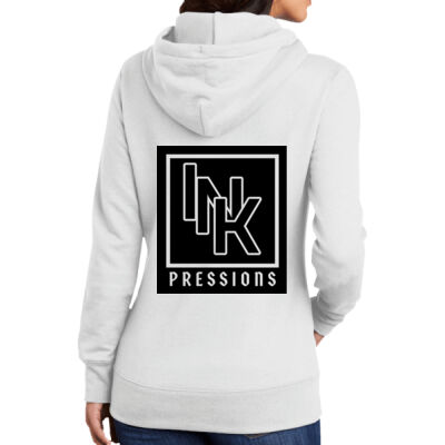 Womens Performance Hoodie / Black Print Thumbnail