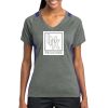 Ladies Heather Colorblock Contender ™ V Neck Tee Thumbnail